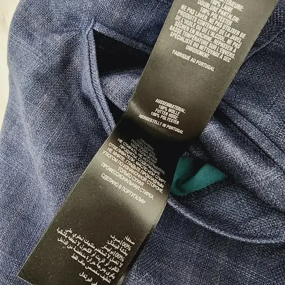 NWT Ted Baker Wharfet Debonair 100% Wool Check Suit Trousers Blue Modern Fit 34L